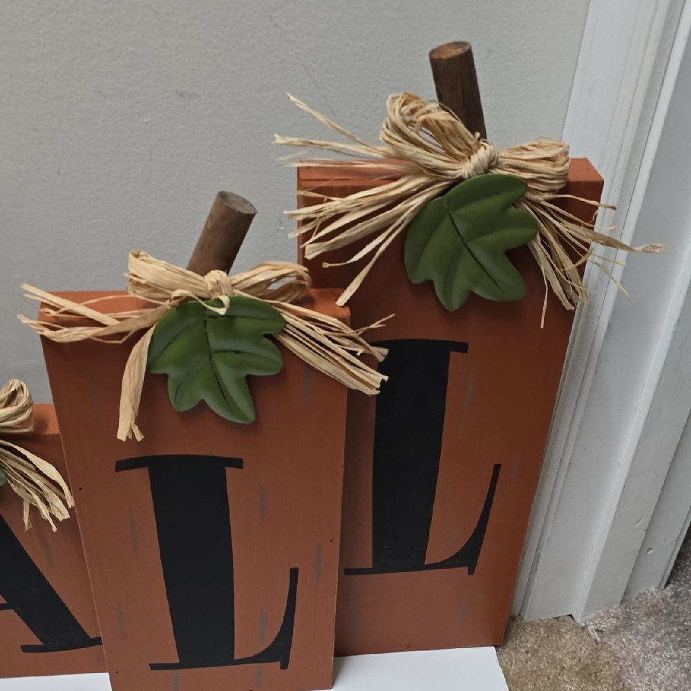 Rustic Fall Wooden Decor Sign - Picture 3 of 8